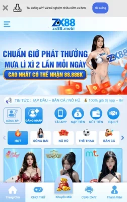 Tải app ZX88